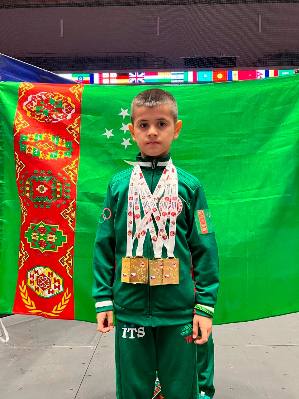 Turkmen athletes win 102 medals at the Shotokan Karate World Championship